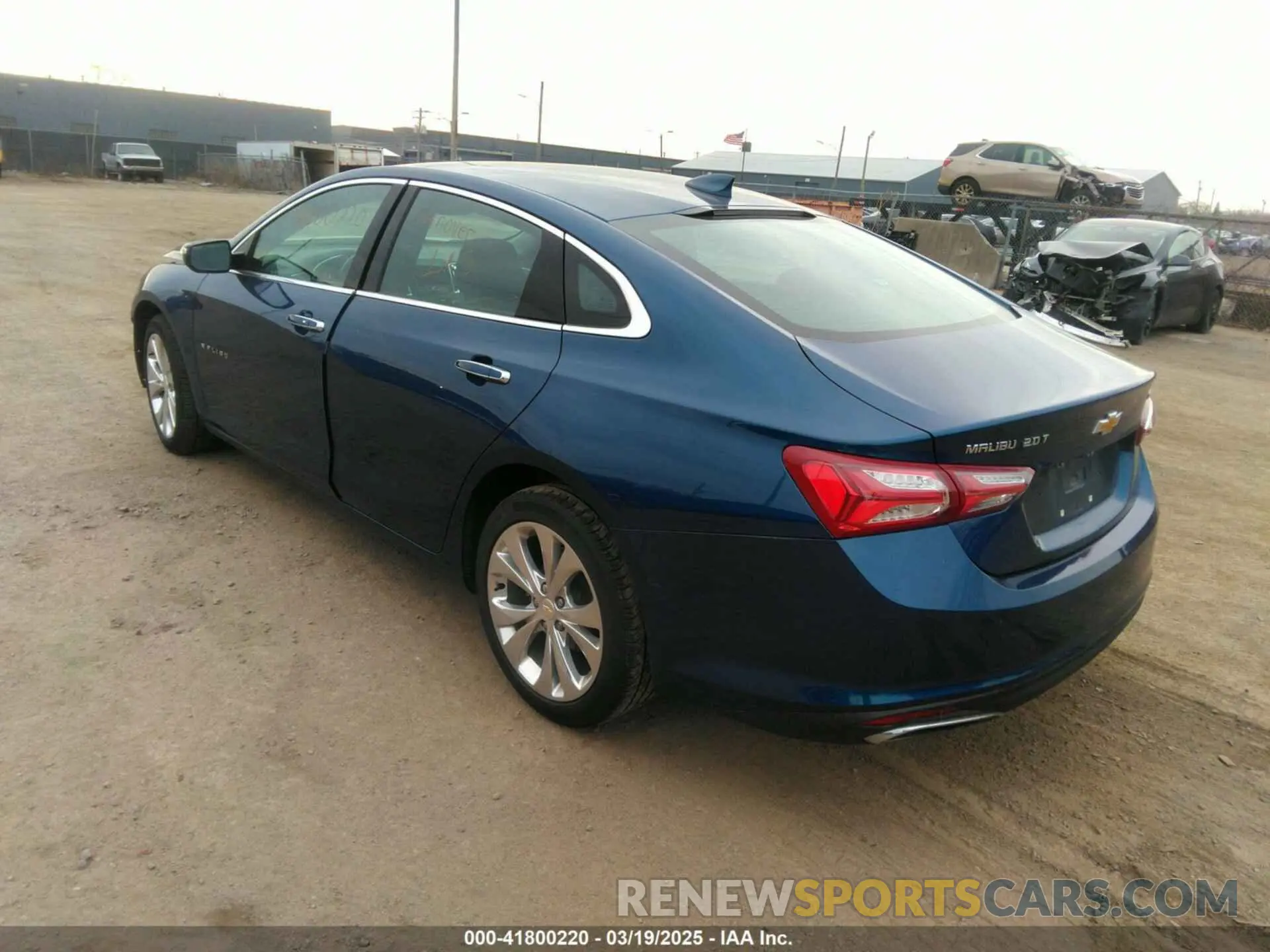 3 Photograph of a damaged car 1G1ZE5SX6KF195532 CHEVROLET MALIBU 2019