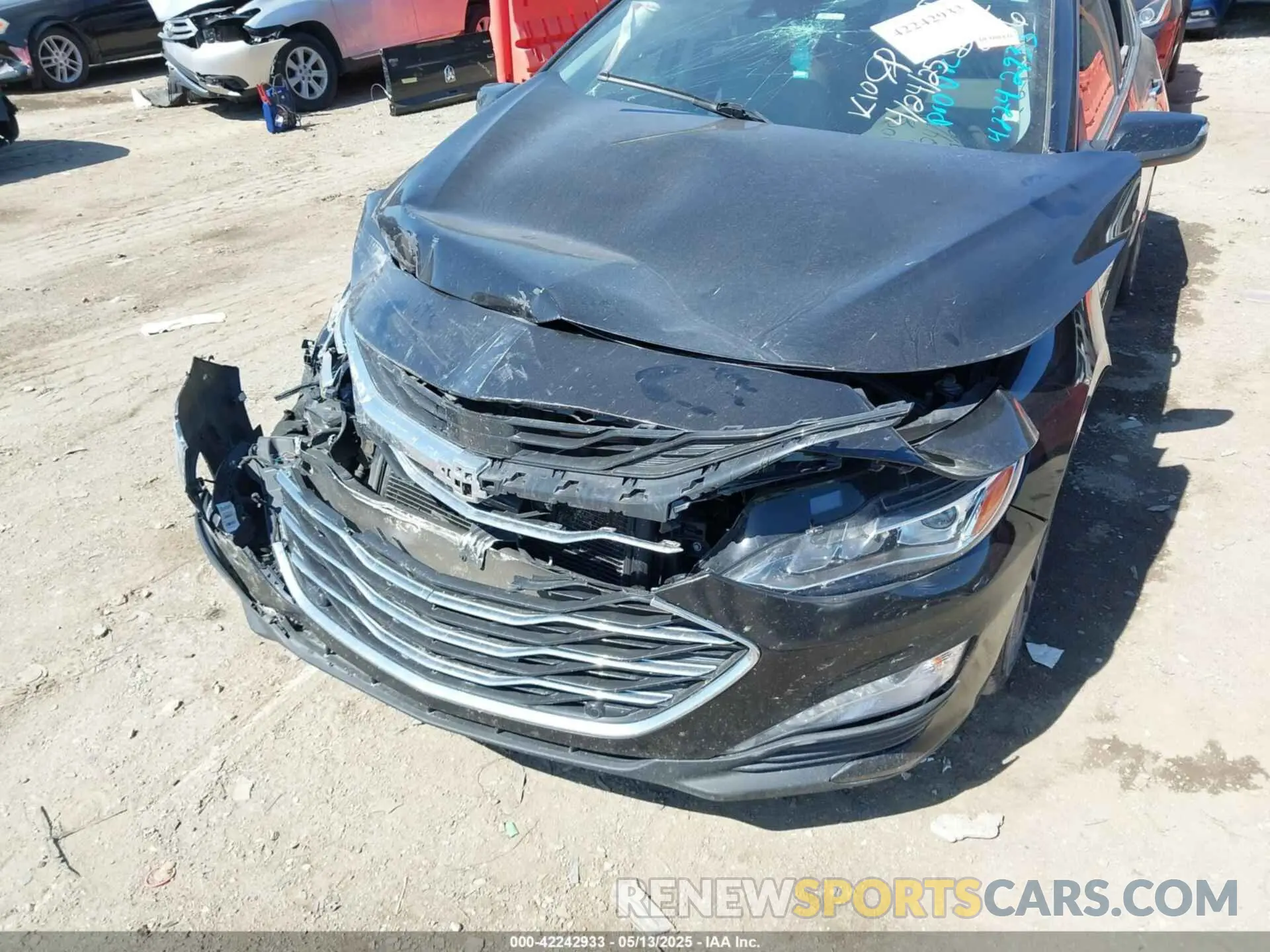 12 Photograph of a damaged car 1G1ZE5SX8KF173743 CHEVROLET MALIBU 2019