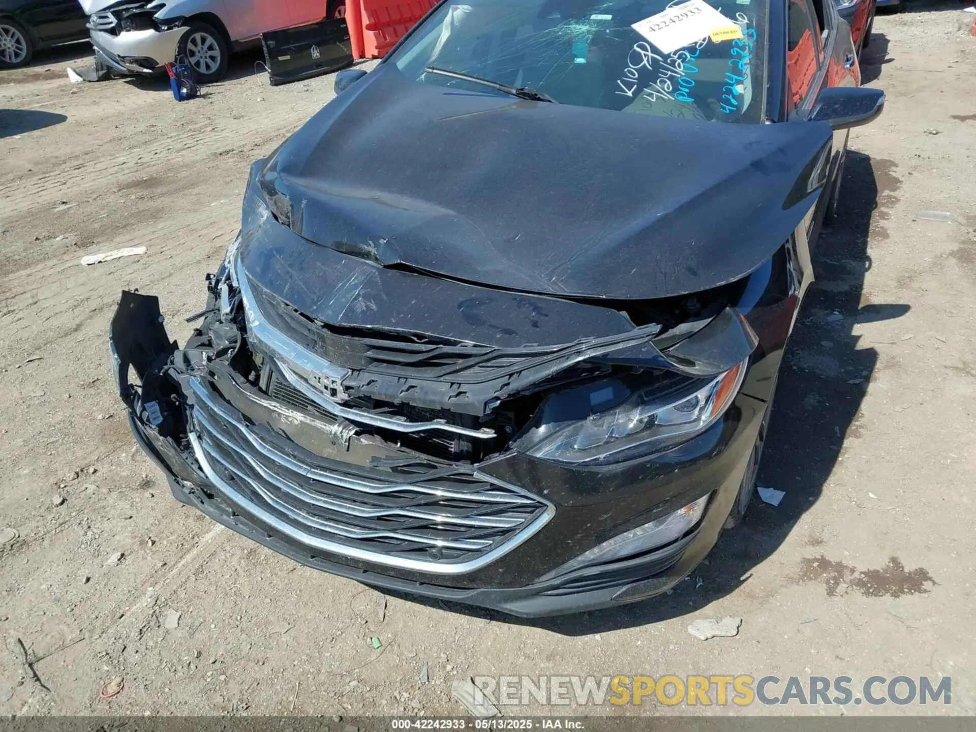 6 Photograph of a damaged car 1G1ZE5SX8KF173743 CHEVROLET MALIBU 2019