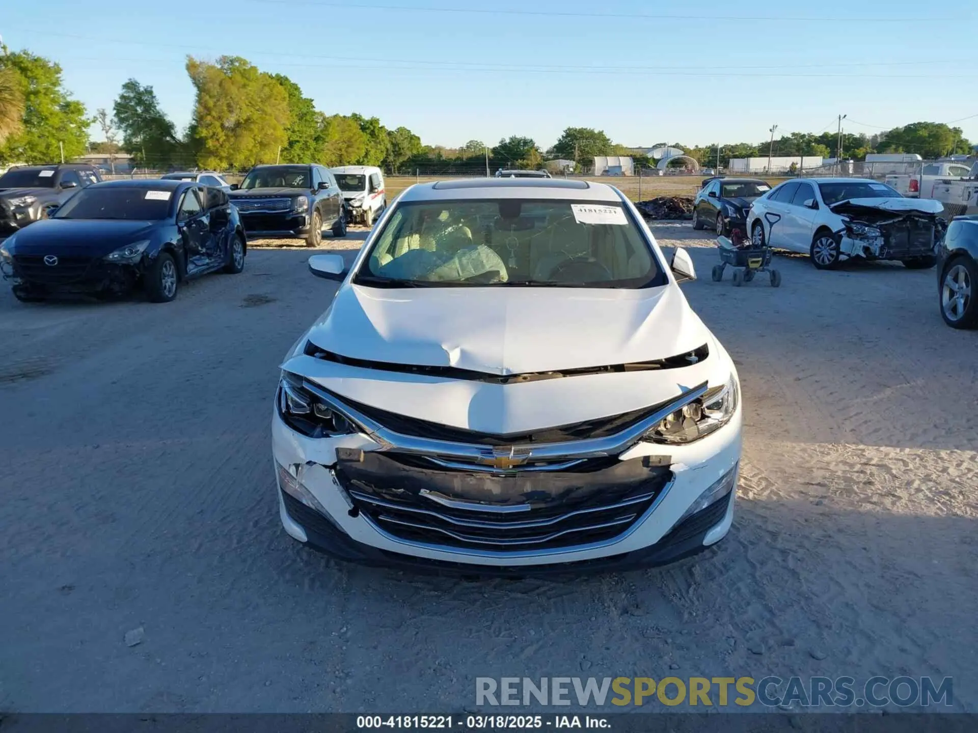 12 Photograph of a damaged car 1G1ZE5SX9KF153338 CHEVROLET MALIBU 2019
