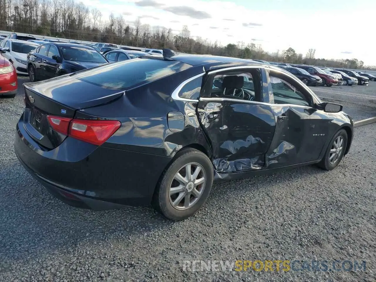 3 Photograph of a damaged car 1G1ZF5SU7KF176118 CHEVROLET MALIBU 2019