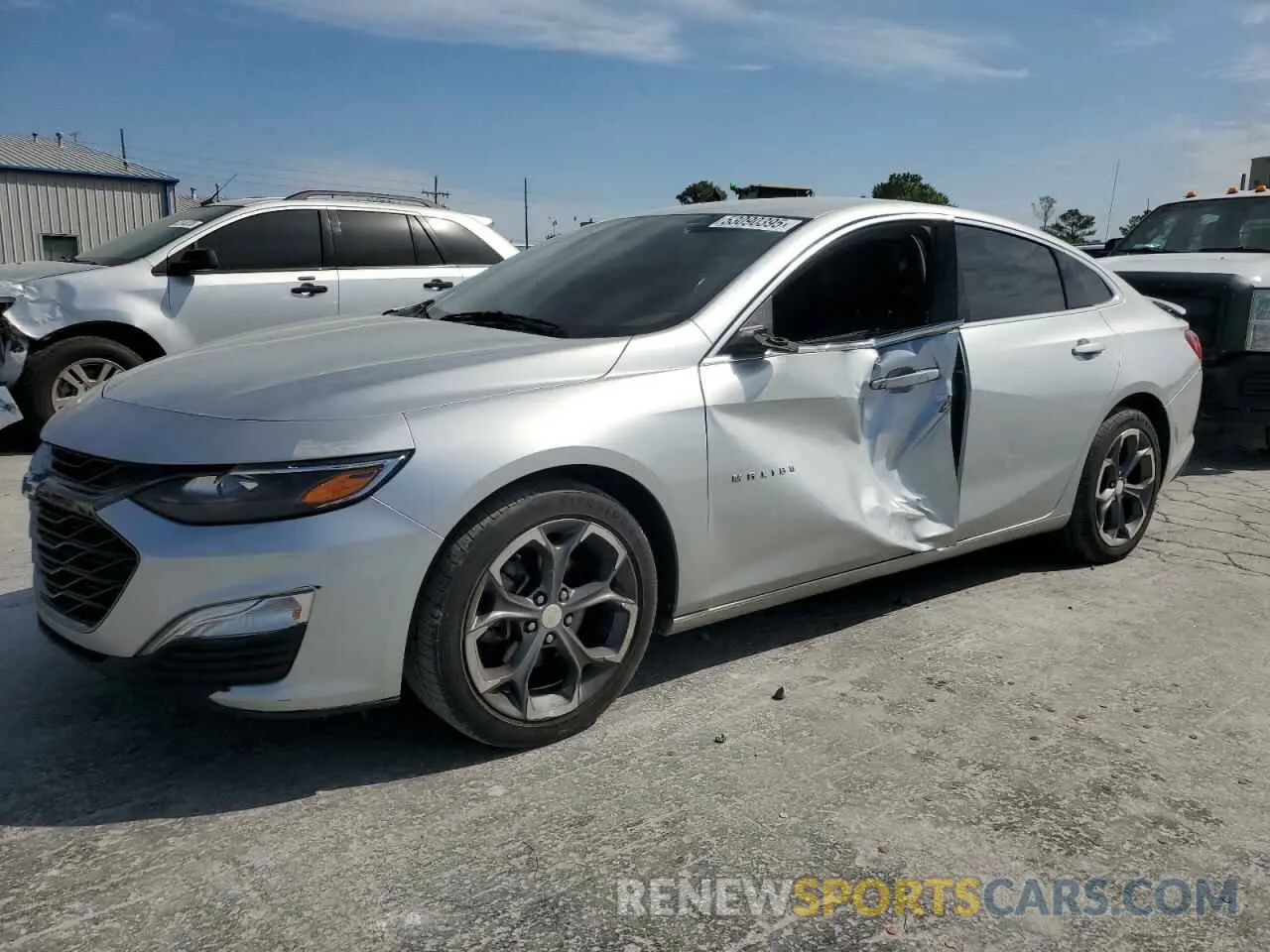 1 Photograph of a damaged car 1G1ZG5ST0KF101345 CHEVROLET MALIBU 2019