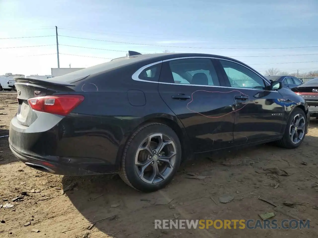 3 Photograph of a damaged car 1G1ZG5ST0KF190902 CHEVROLET MALIBU 2019