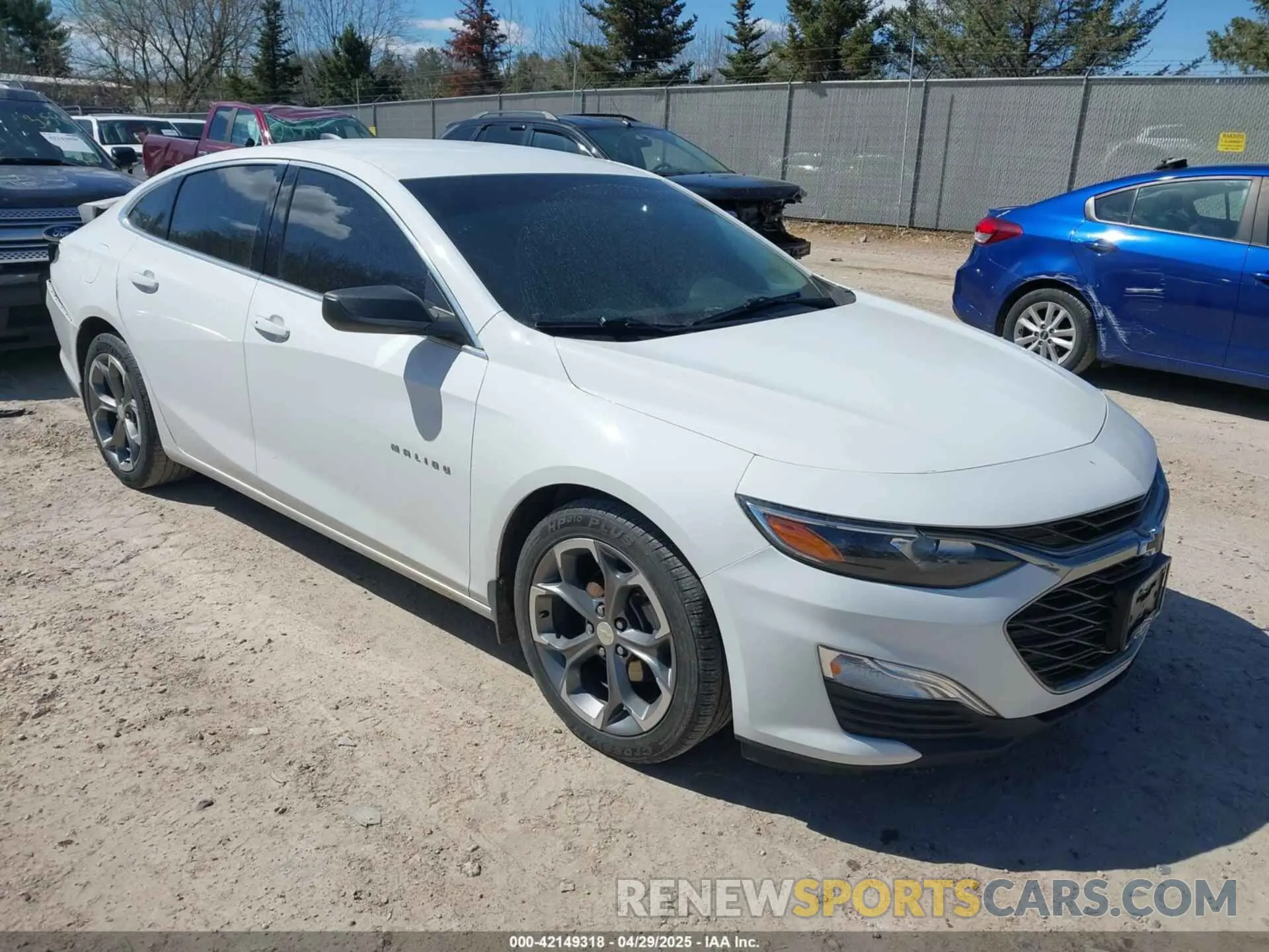 1 Photograph of a damaged car 1G1ZG5ST0KF221744 CHEVROLET MALIBU 2019