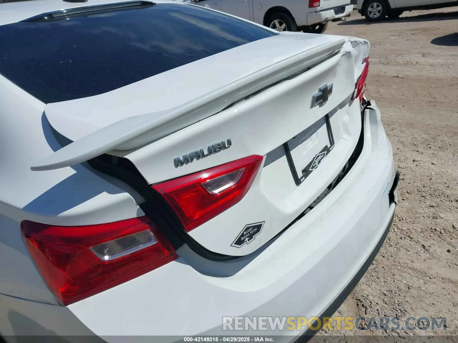 17 Photograph of a damaged car 1G1ZG5ST0KF221744 CHEVROLET MALIBU 2019