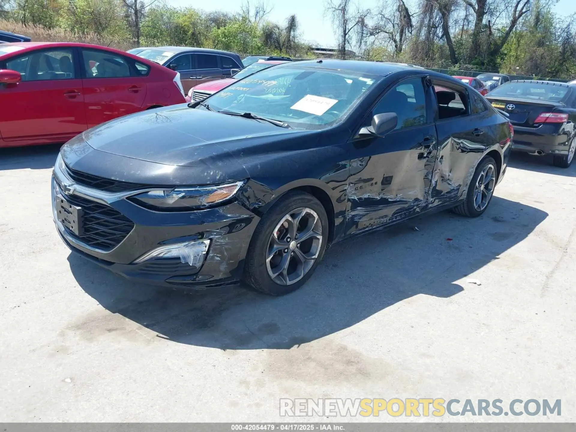 2 Photograph of a damaged car 1G1ZG5ST2KF218828 CHEVROLET MALIBU 2019