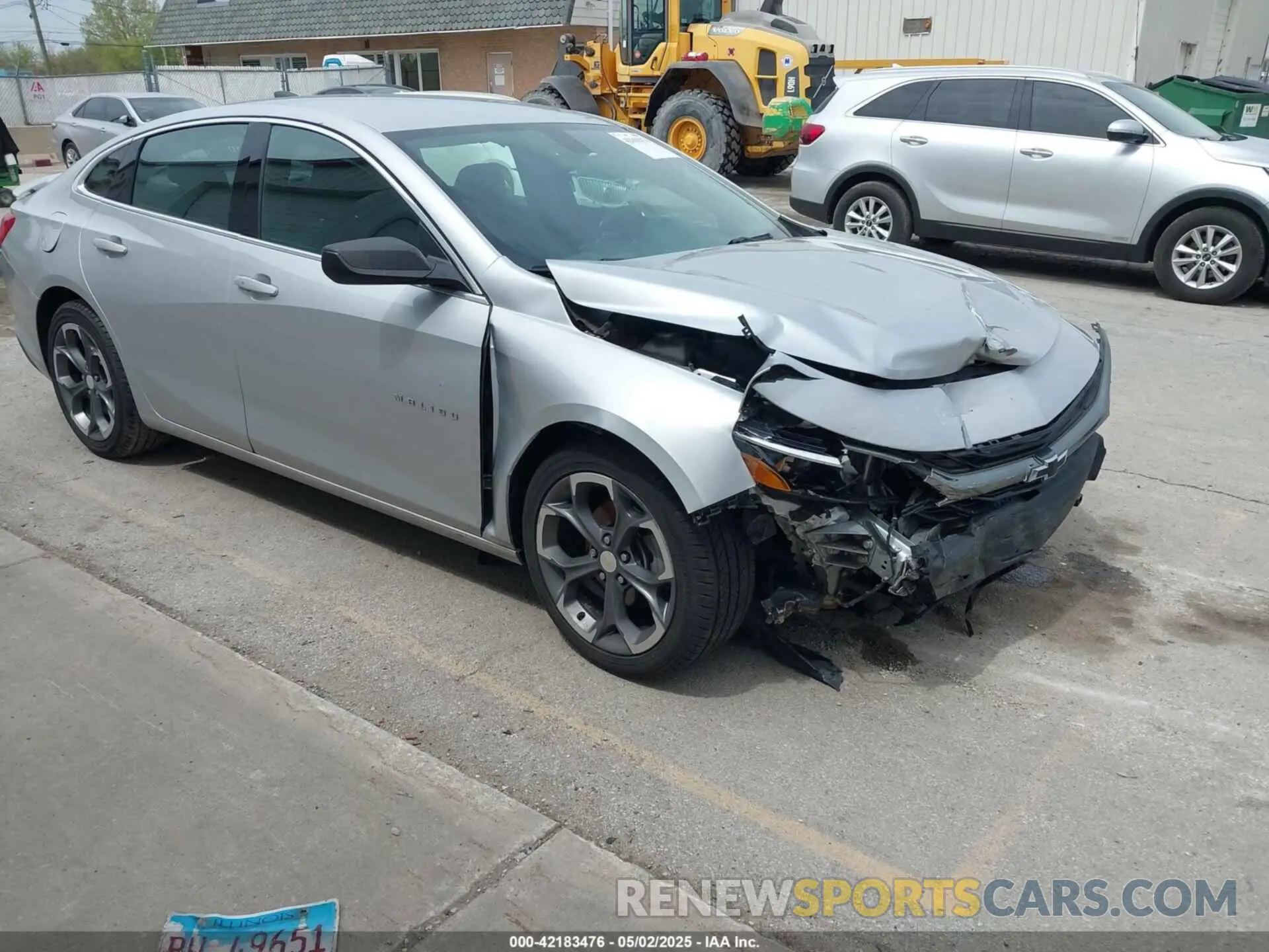 1 Photograph of a damaged car 1G1ZG5ST3KF178159 CHEVROLET MALIBU 2019