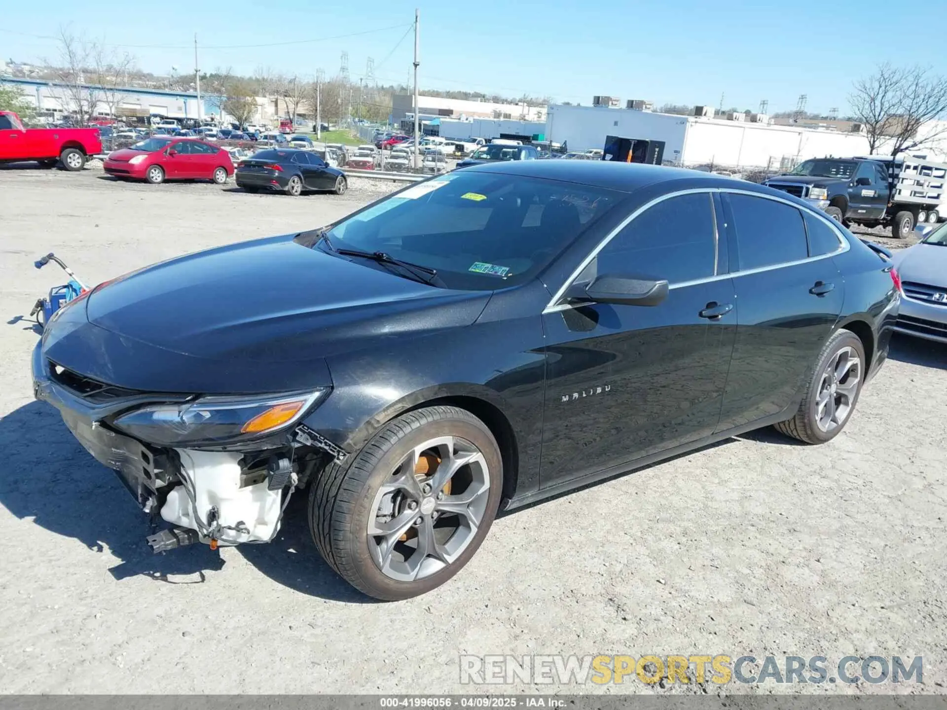 2 Photograph of a damaged car 1G1ZG5ST4KF199683 CHEVROLET MALIBU 2019