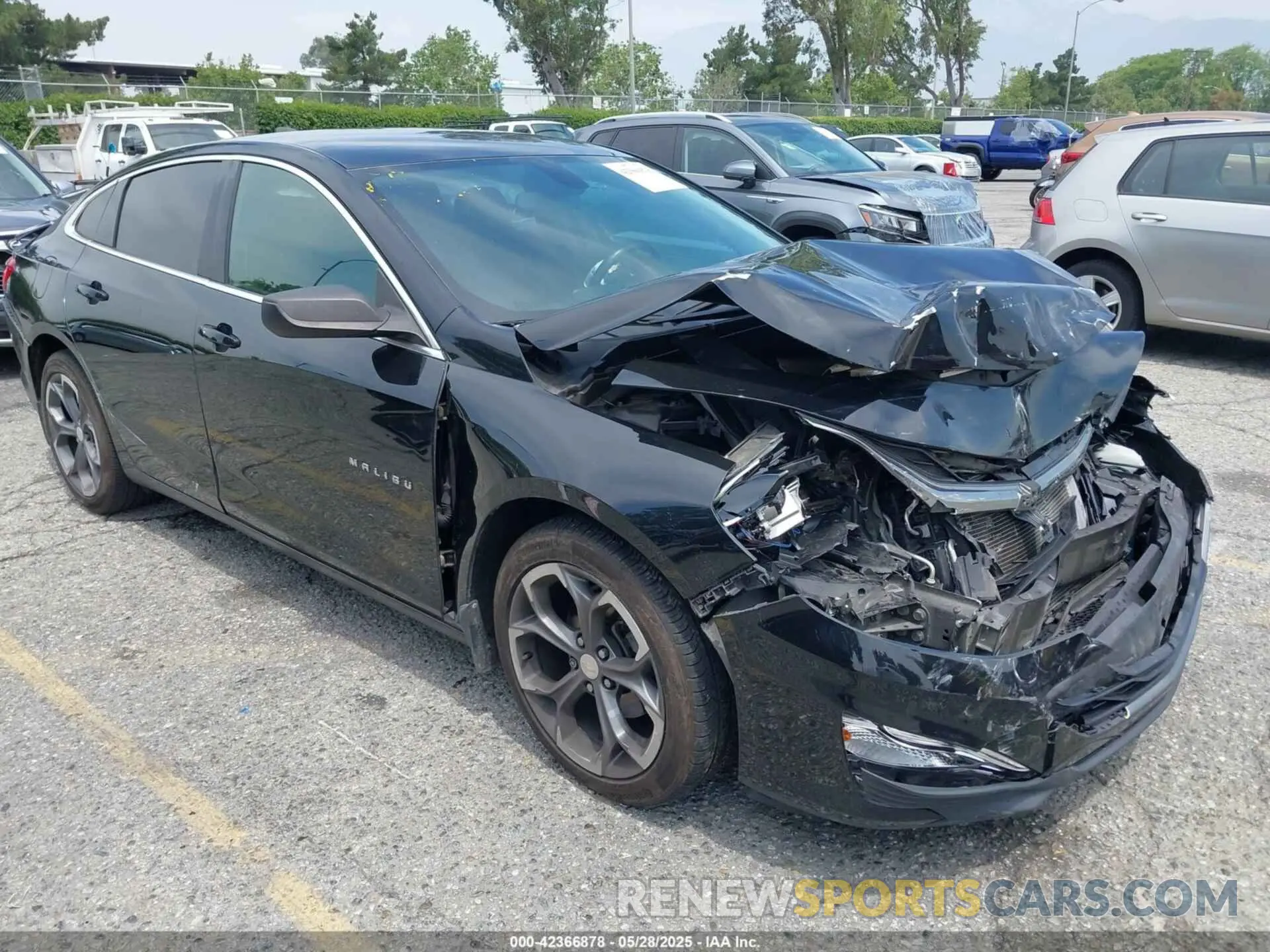 1 Photograph of a damaged car 1G1ZG5ST5KF198431 CHEVROLET MALIBU 2019