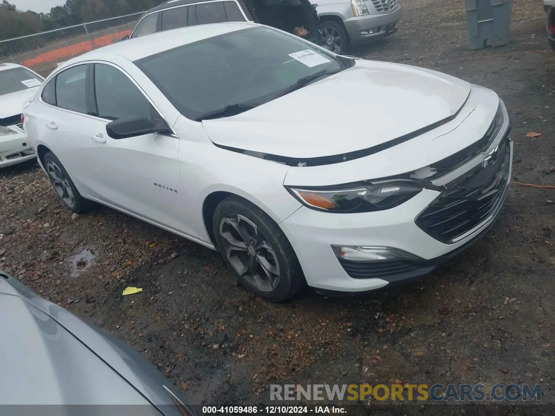 1 Photograph of a damaged car 1G1ZG5ST5KF203613 CHEVROLET MALIBU 2019