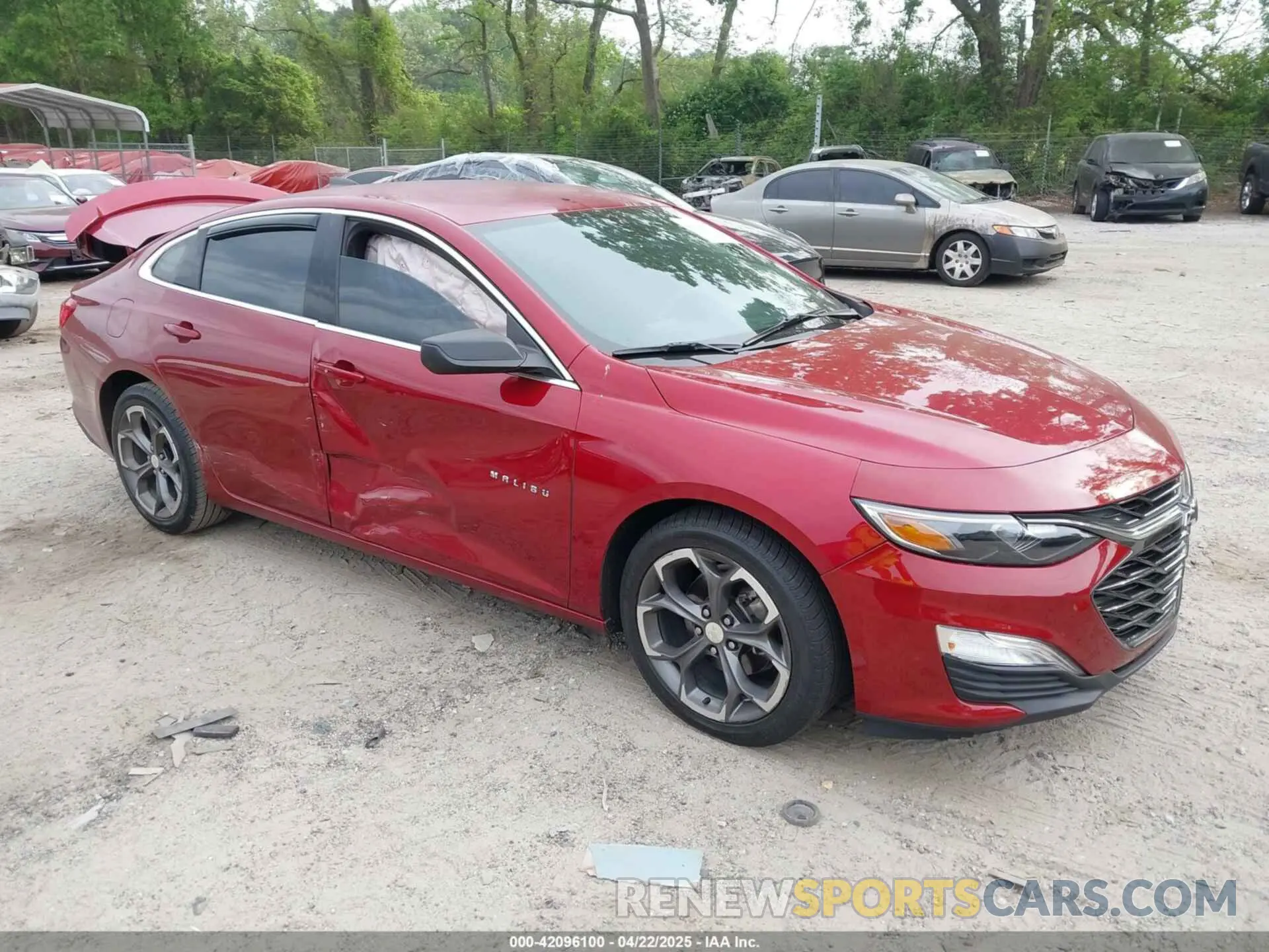 1 Photograph of a damaged car 1G1ZG5ST5KF214210 CHEVROLET MALIBU 2019
