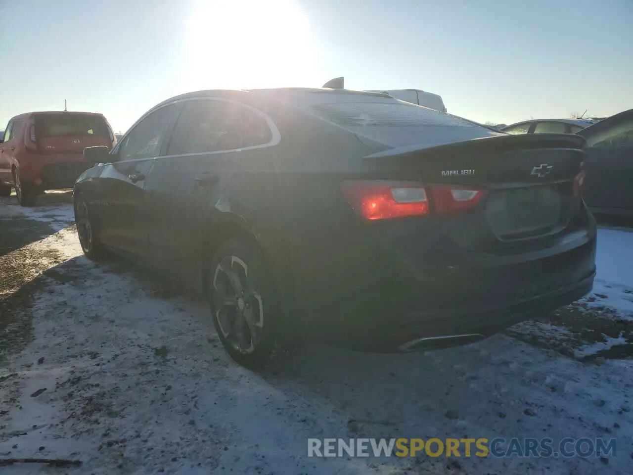 2 Photograph of a damaged car 1G1ZG5ST7KF187365 CHEVROLET MALIBU 2019