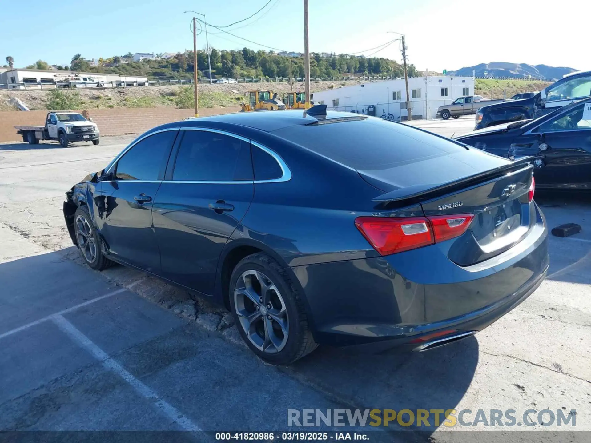 3 Photograph of a damaged car 1G1ZG5ST7KF212278 CHEVROLET MALIBU 2019