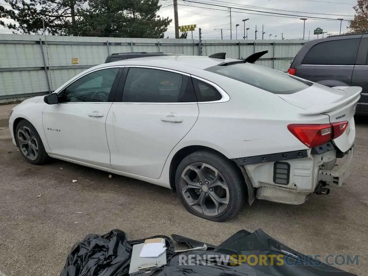 2 Photograph of a damaged car 1G1ZG5ST8KF188685 CHEVROLET MALIBU 2019