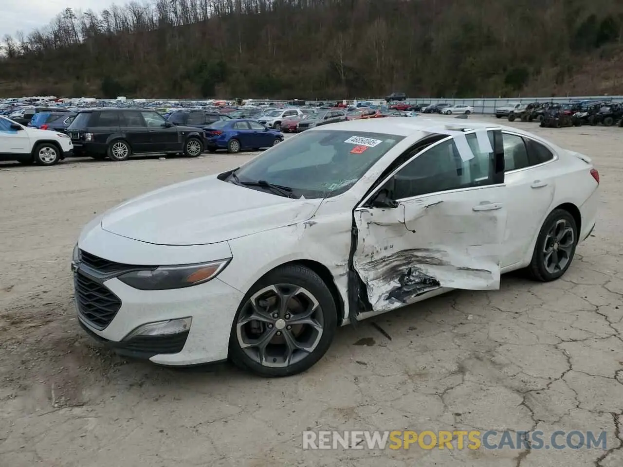 1 Photograph of a damaged car 1G1ZG5ST8KF193319 CHEVROLET MALIBU 2019