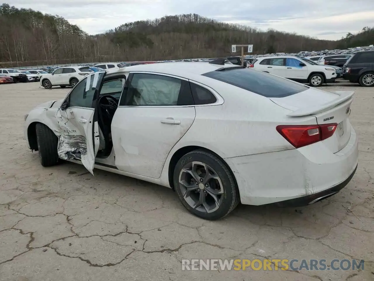 2 Photograph of a damaged car 1G1ZG5ST8KF193319 CHEVROLET MALIBU 2019
