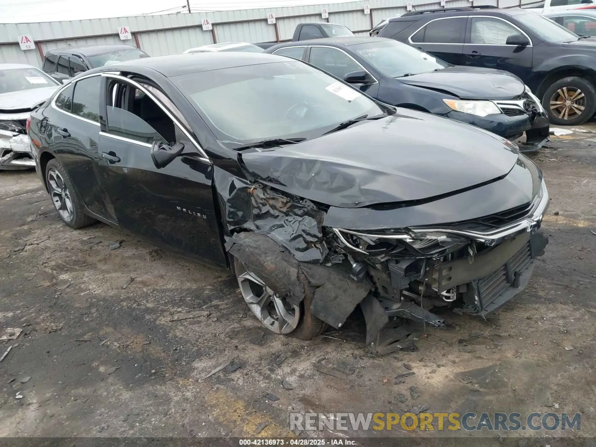 1 Photograph of a damaged car 1G1ZG5ST9KF184581 CHEVROLET MALIBU 2019