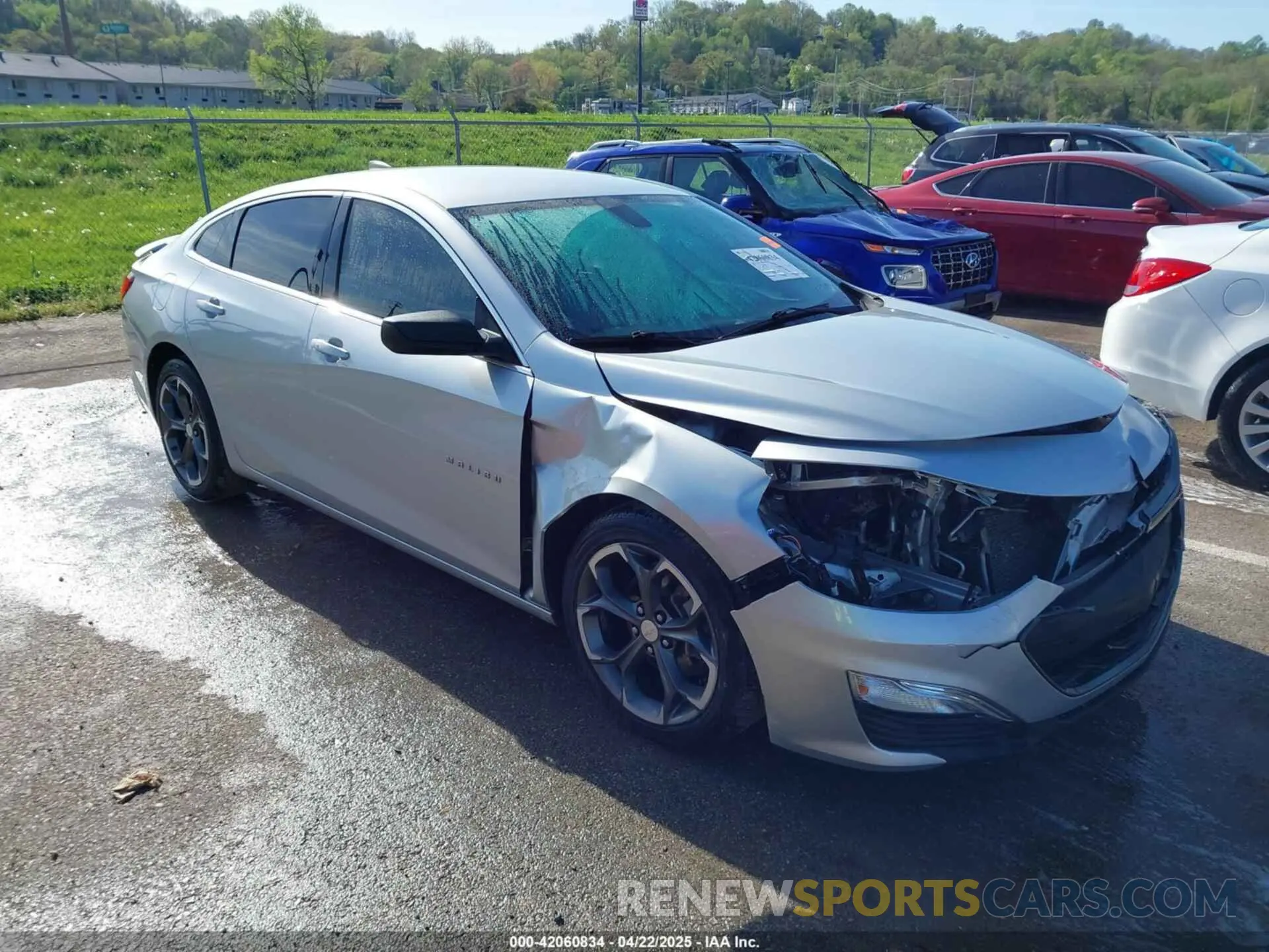 1 Photograph of a damaged car 1G1ZG5ST9KF225968 CHEVROLET MALIBU 2019