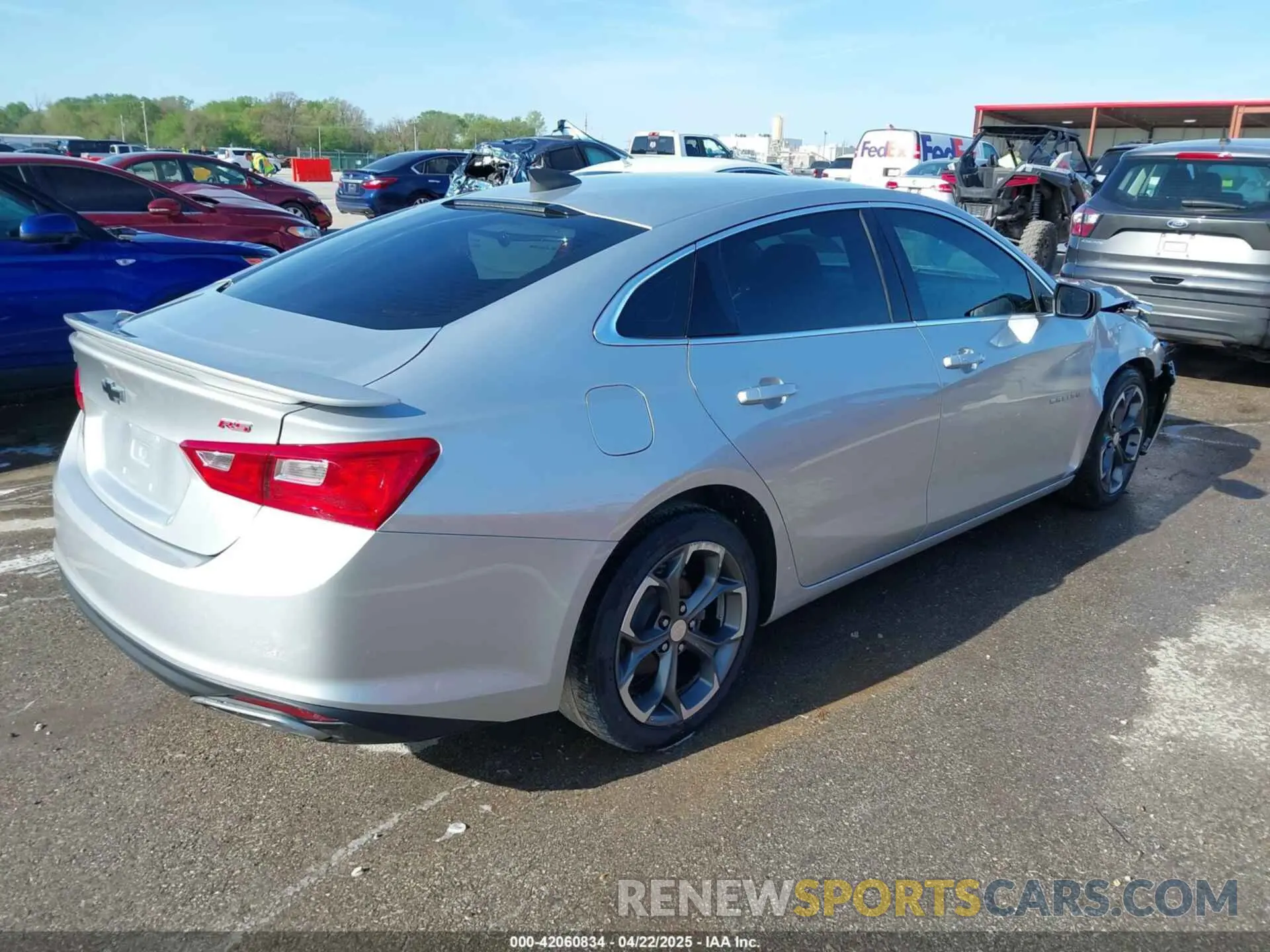 4 Photograph of a damaged car 1G1ZG5ST9KF225968 CHEVROLET MALIBU 2019