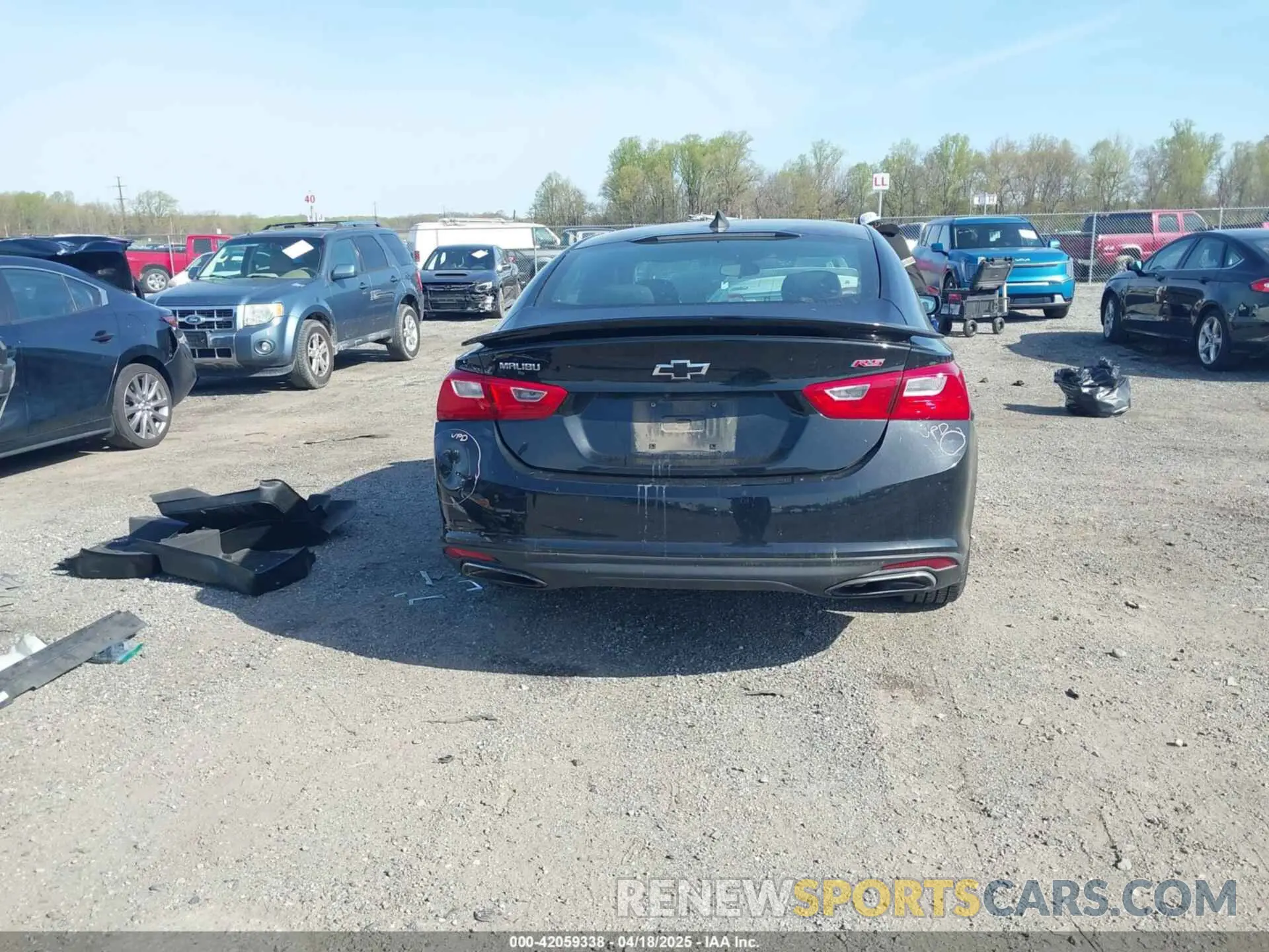 16 Photograph of a damaged car 1G1ZG5STXKF180197 CHEVROLET MALIBU 2019