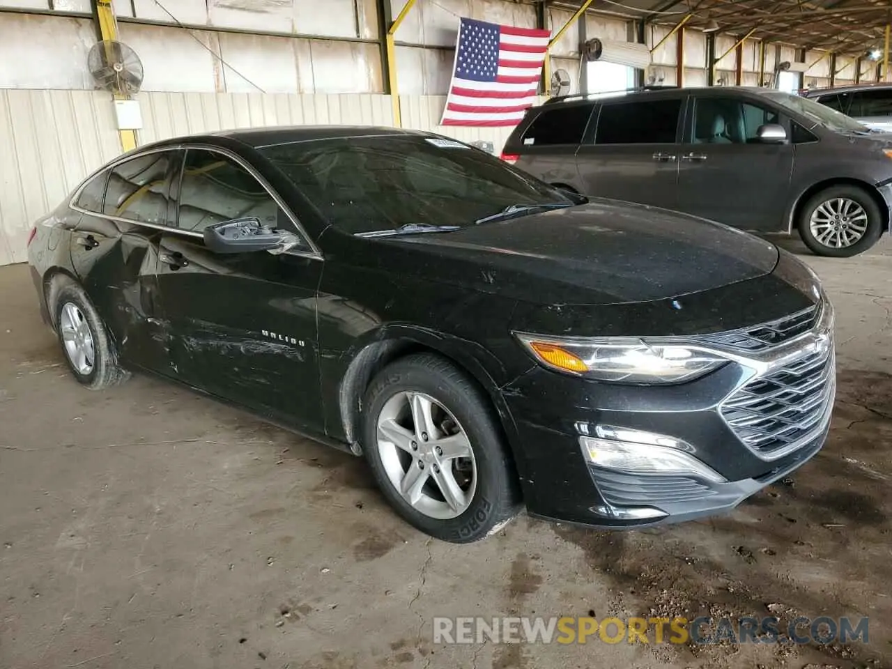 4 Photograph of a damaged car 1G1ZB5ST0LF002153 CHEVROLET MALIBU 2020