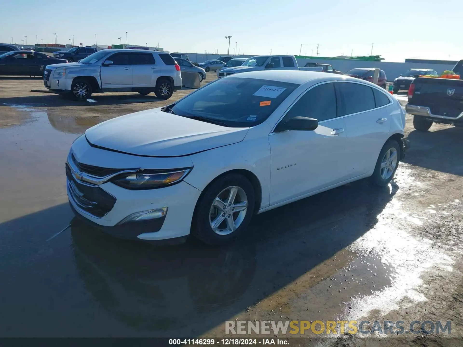 2 Photograph of a damaged car 1G1ZB5ST1LF007488 CHEVROLET MALIBU 2020