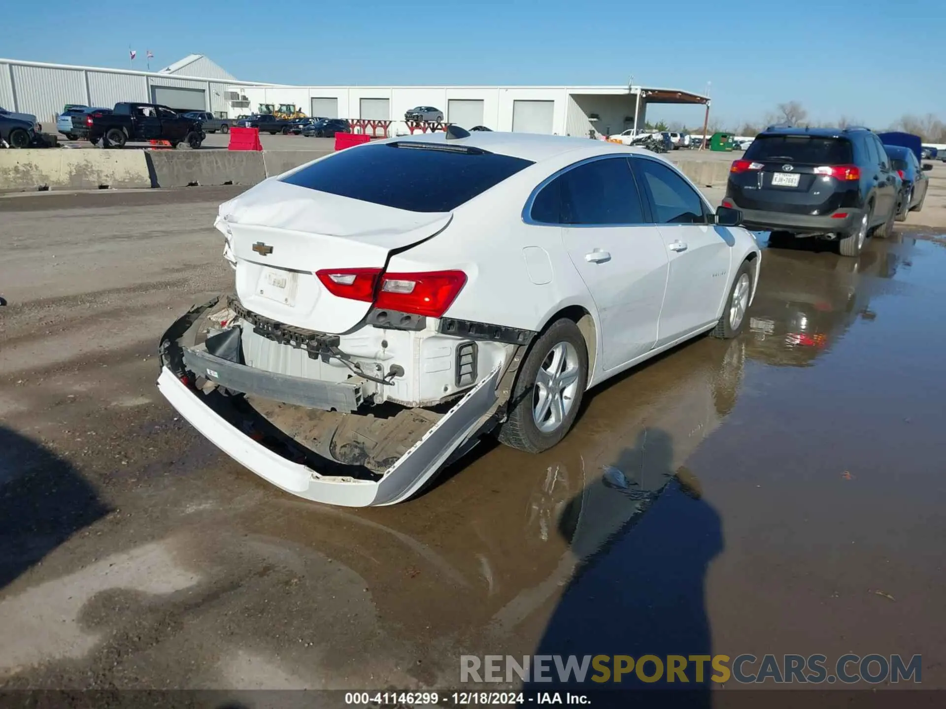 4 Photograph of a damaged car 1G1ZB5ST1LF007488 CHEVROLET MALIBU 2020