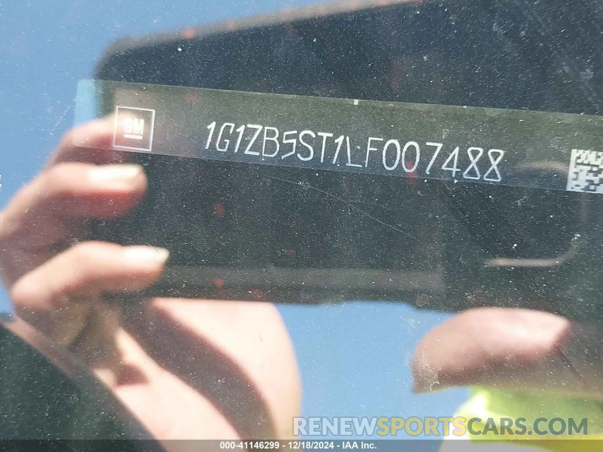 9 Photograph of a damaged car 1G1ZB5ST1LF007488 CHEVROLET MALIBU 2020