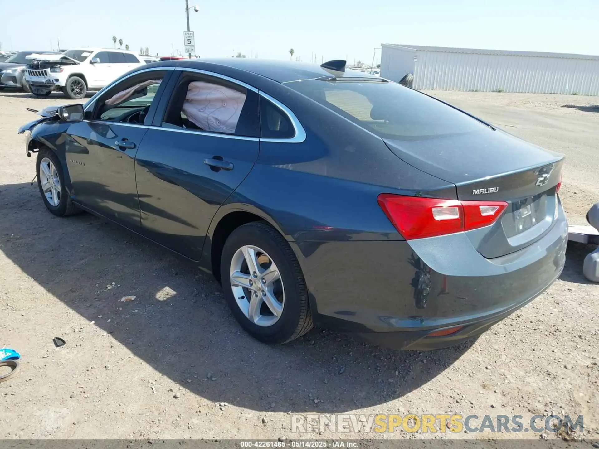 3 Photograph of a damaged car 1G1ZB5ST1LF035923 CHEVROLET MALIBU 2020