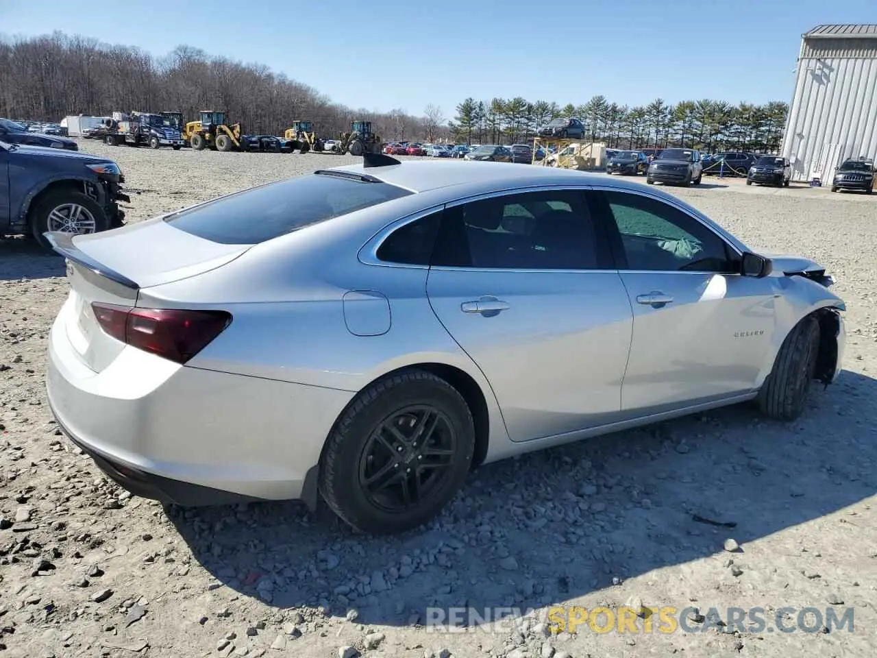 3 Photograph of a damaged car 1G1ZB5ST1LF086449 CHEVROLET MALIBU 2020