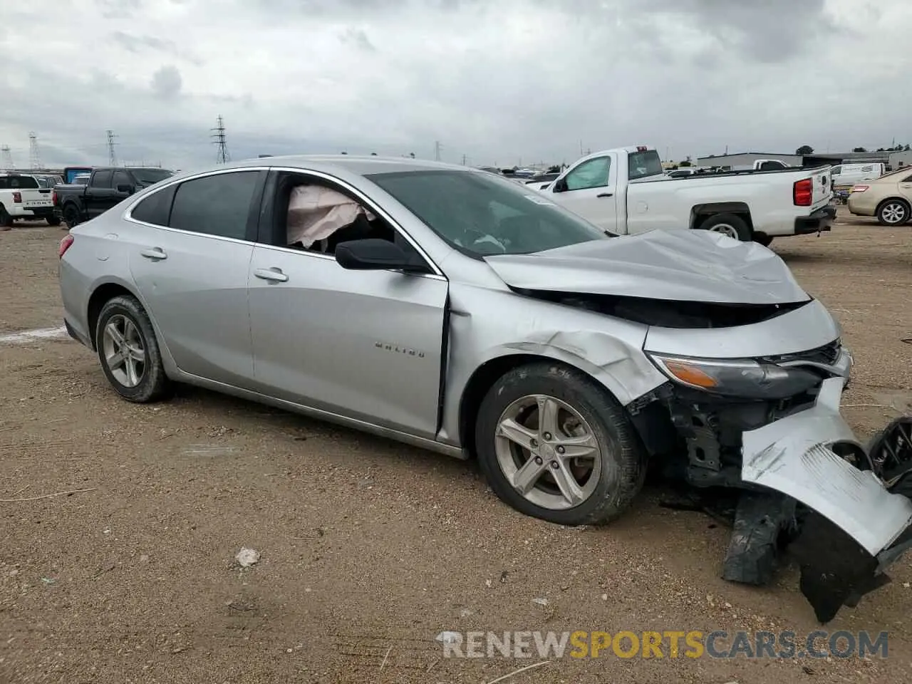 4 Photograph of a damaged car 1G1ZB5ST1LF113990 CHEVROLET MALIBU 2020