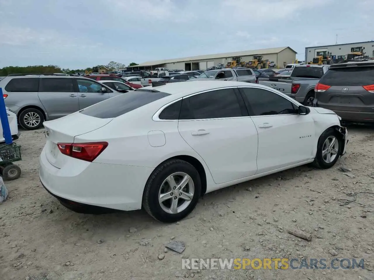 3 Photograph of a damaged car 1G1ZB5ST1LF127839 CHEVROLET MALIBU 2020