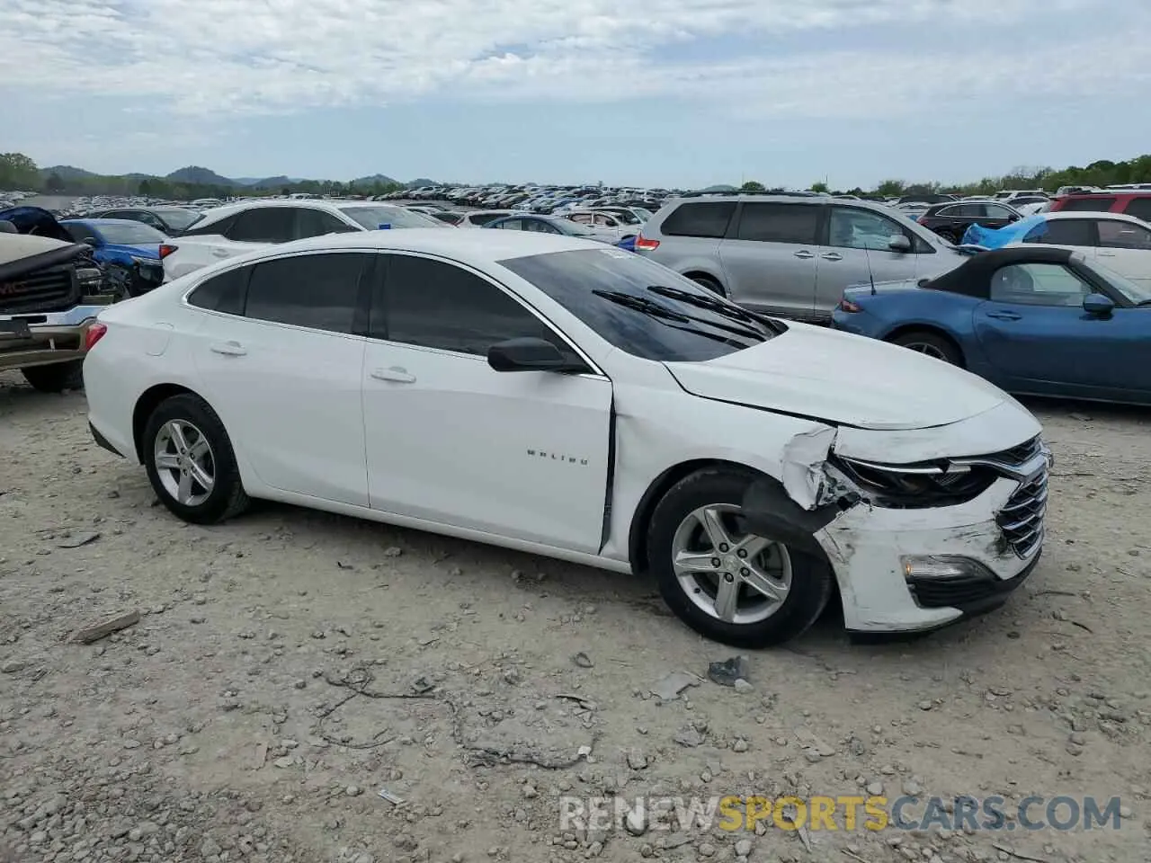 4 Photograph of a damaged car 1G1ZB5ST1LF127839 CHEVROLET MALIBU 2020