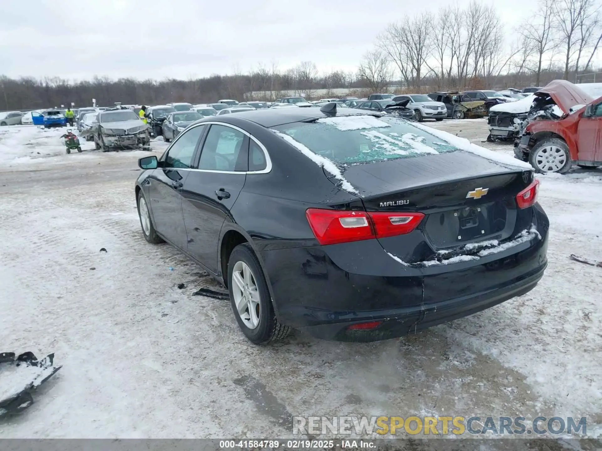 3 Photograph of a damaged car 1G1ZB5ST1LF128926 CHEVROLET MALIBU 2020