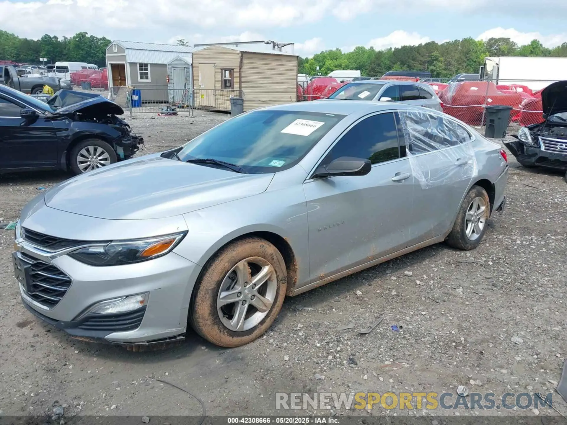 2 Photograph of a damaged car 1G1ZB5ST1LF138811 CHEVROLET MALIBU 2020