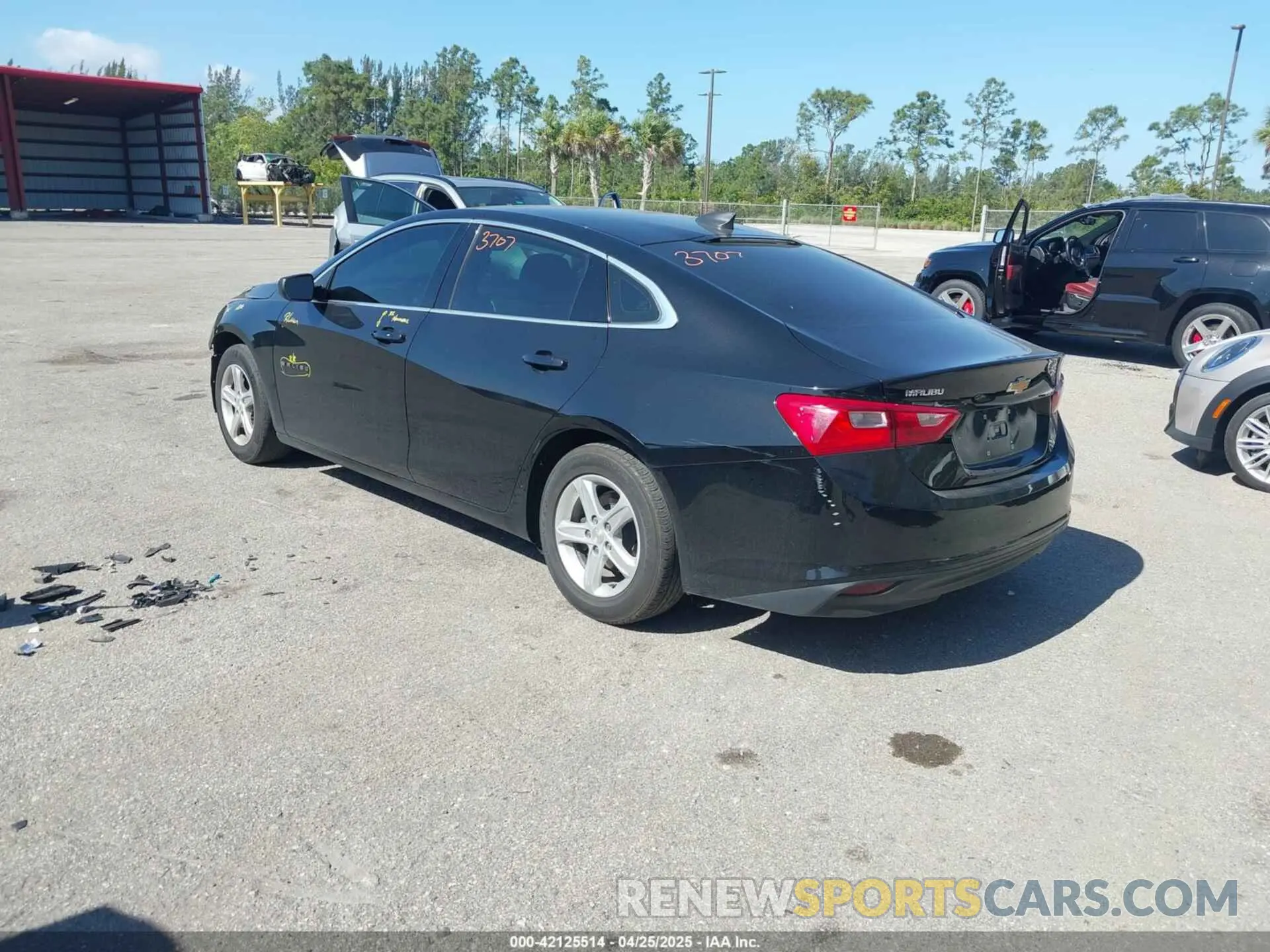 3 Photograph of a damaged car 1G1ZB5ST1LF149727 CHEVROLET MALIBU 2020