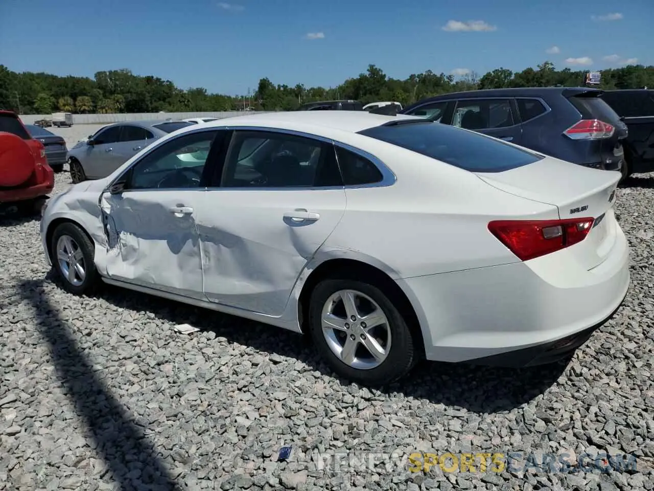 2 Photograph of a damaged car 1G1ZB5ST1LF154037 CHEVROLET MALIBU 2020