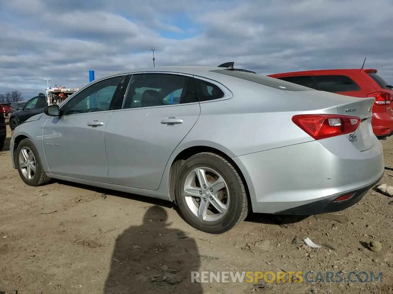 2 Photograph of a damaged car 1G1ZB5ST2LF013123 CHEVROLET MALIBU 2020