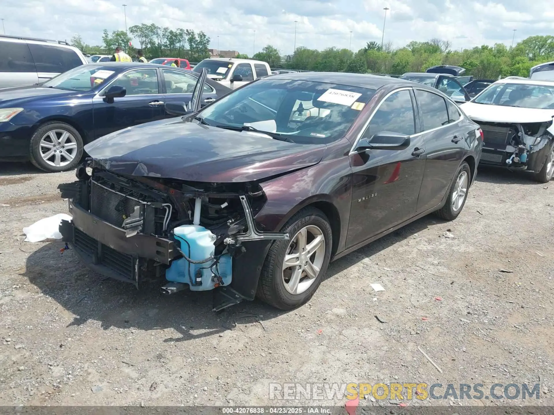 2 Photograph of a damaged car 1G1ZB5ST2LF026454 CHEVROLET MALIBU 2020