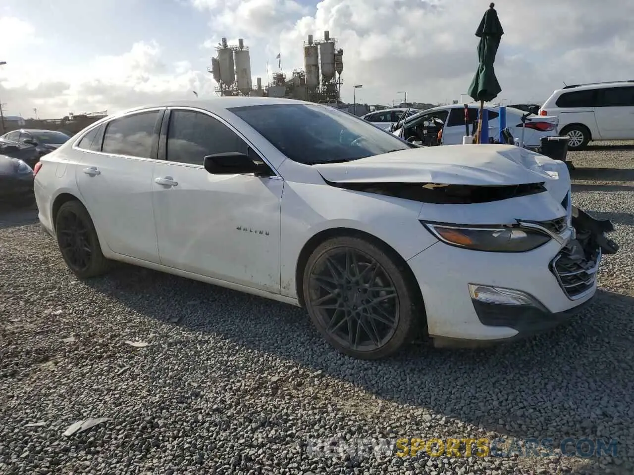 4 Photograph of a damaged car 1G1ZB5ST2LF050172 CHEVROLET MALIBU 2020