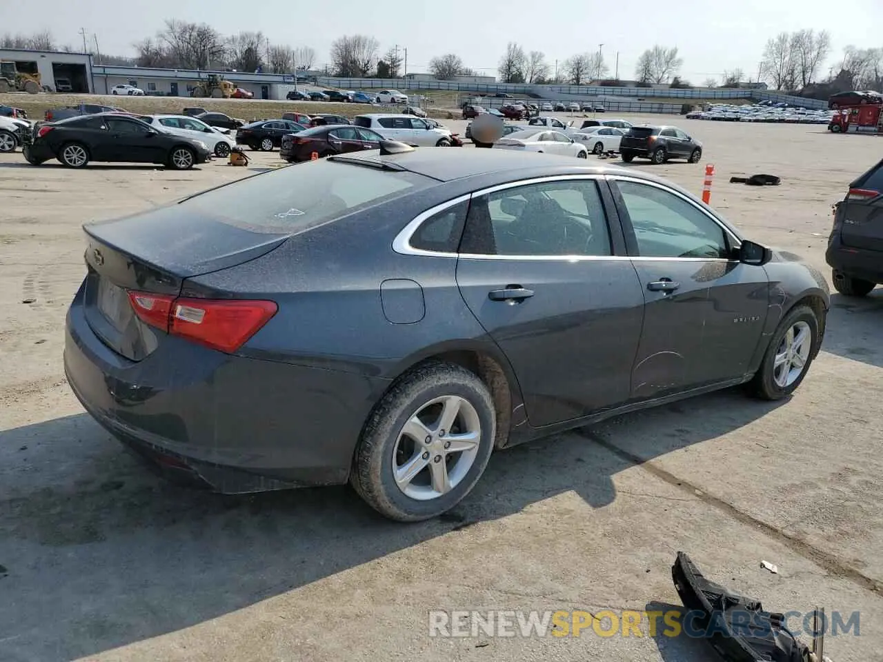 3 Photograph of a damaged car 1G1ZB5ST2LF087593 CHEVROLET MALIBU 2020