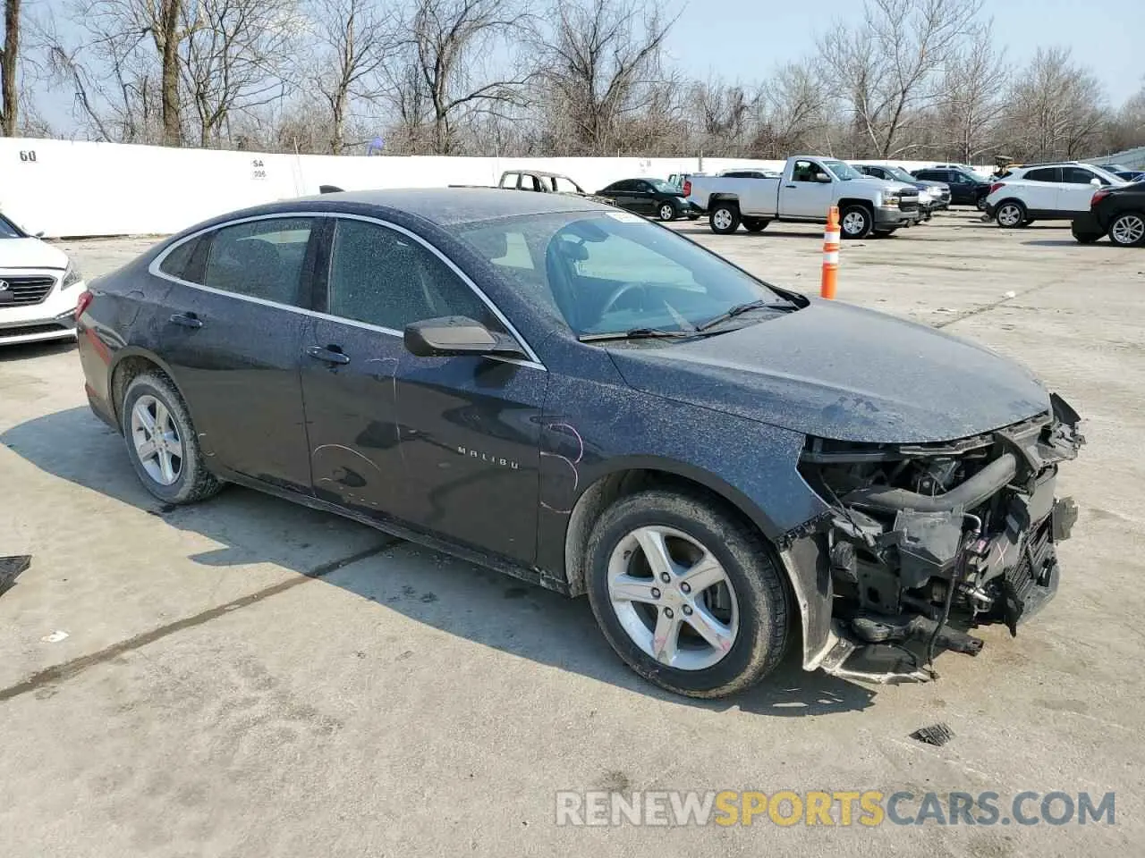 4 Photograph of a damaged car 1G1ZB5ST2LF087593 CHEVROLET MALIBU 2020
