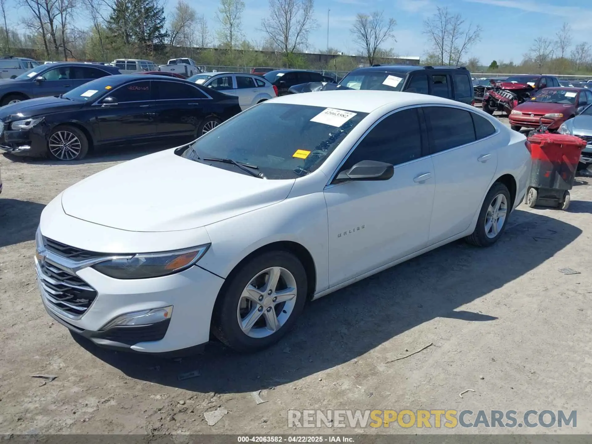2 Photograph of a damaged car 1G1ZB5ST2LF098965 CHEVROLET MALIBU 2020
