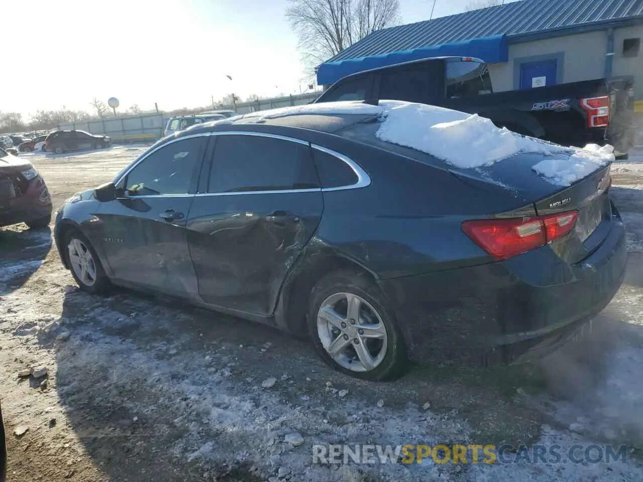 2 Photograph of a damaged car 1G1ZB5ST2LF129485 CHEVROLET MALIBU 2020