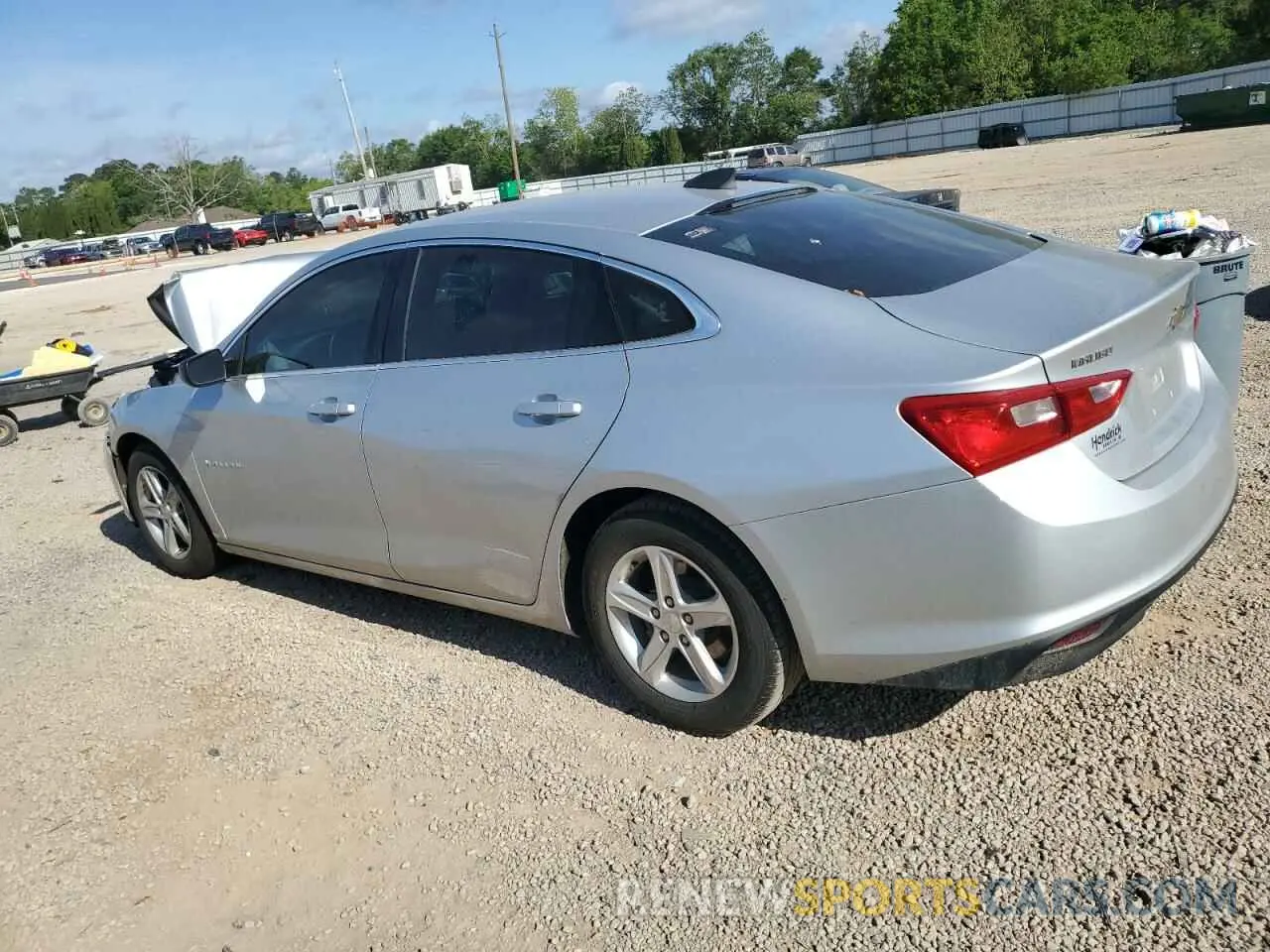2 Photograph of a damaged car 1G1ZB5ST3LF029914 CHEVROLET MALIBU 2020