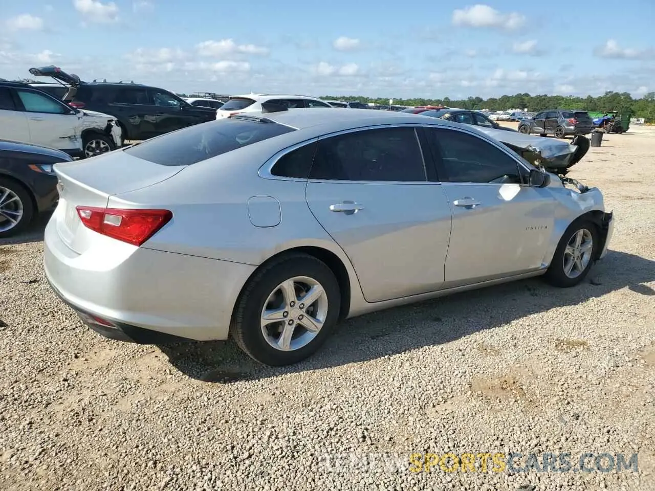 3 Photograph of a damaged car 1G1ZB5ST3LF029914 CHEVROLET MALIBU 2020