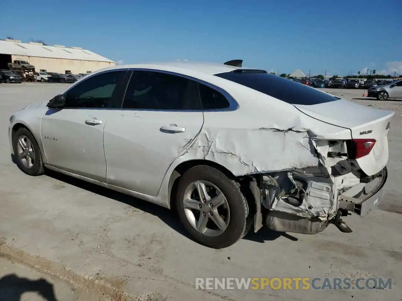 2 Photograph of a damaged car 1G1ZB5ST3LF048544 CHEVROLET MALIBU 2020