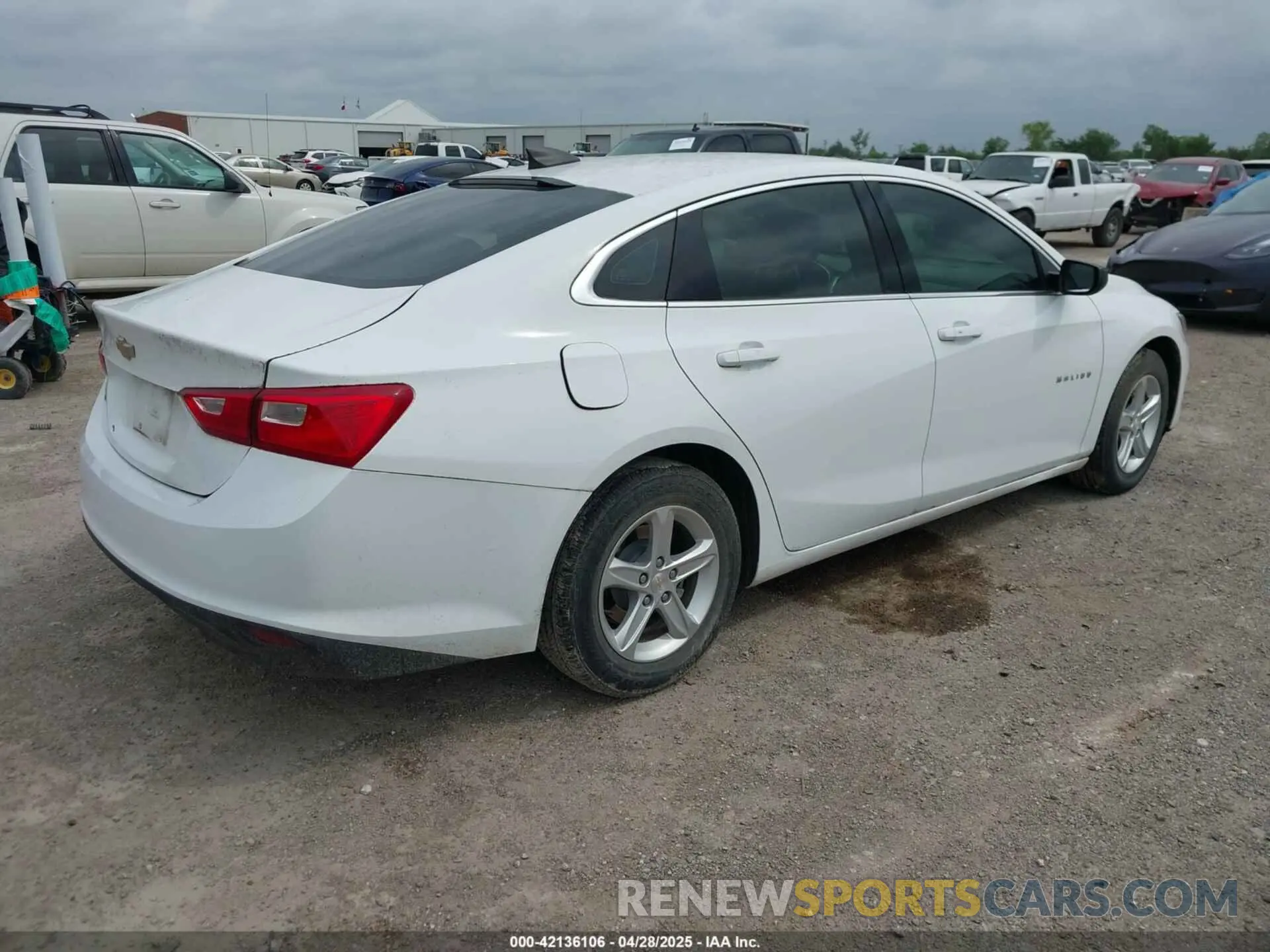 4 Photograph of a damaged car 1G1ZB5ST3LF076974 CHEVROLET MALIBU 2020