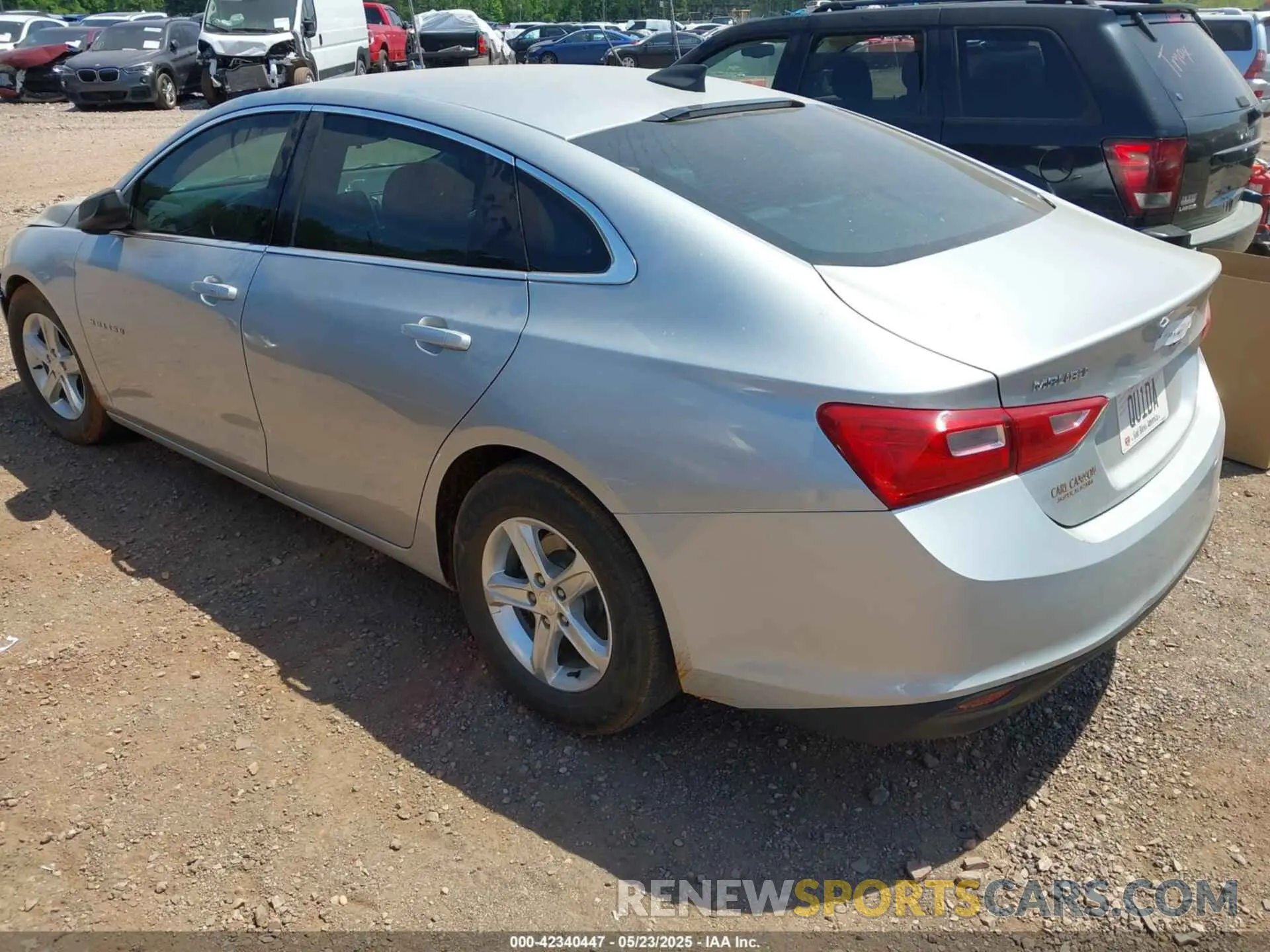 3 Photograph of a damaged car 1G1ZB5ST3LF081737 CHEVROLET MALIBU 2020
