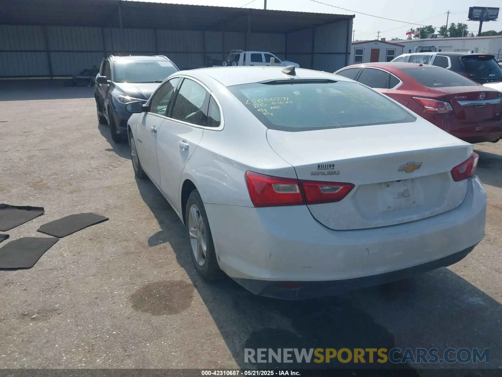 3 Photograph of a damaged car 1G1ZB5ST3LF123467 CHEVROLET MALIBU 2020
